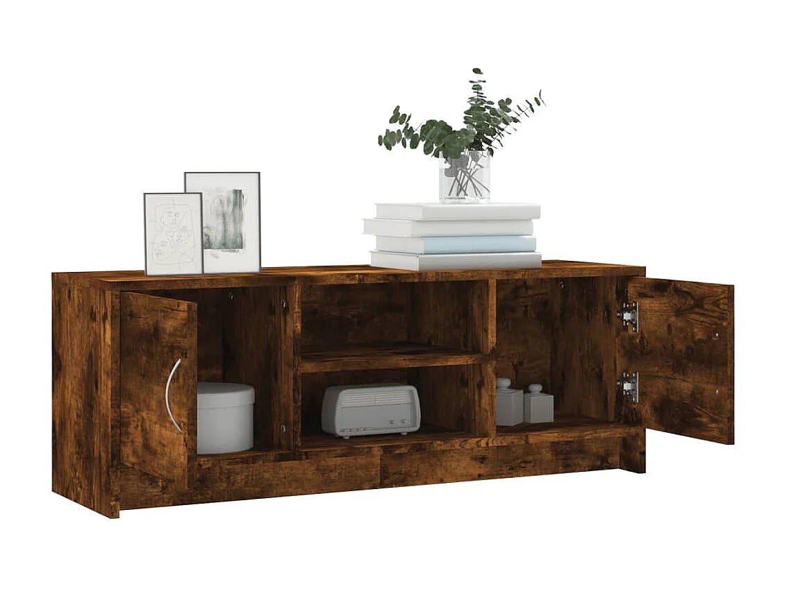 TV-Schrank,TV-Möbel Räuchereiche 102x30x37,5 cm Holzwerkstoff -gkd125661