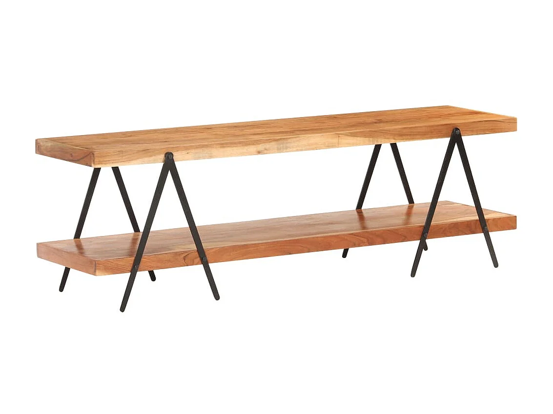 Meuble TV 160x40x50 cm Bois d'acacia solide BE10221