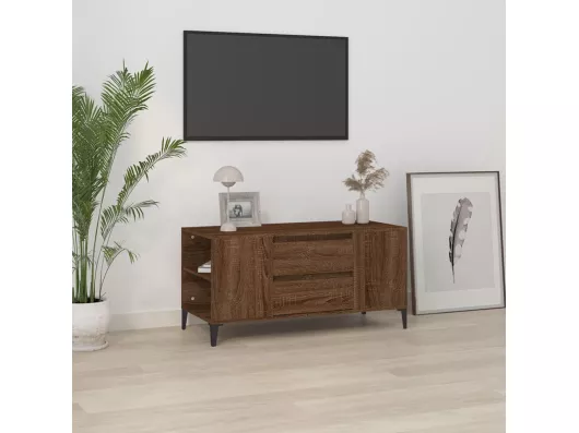 Kauf Unique TV-Schrank,TV-Möbel Braun Eichen-Optik 102x44,5x50 cm Holzwerkstoff -gkd999589