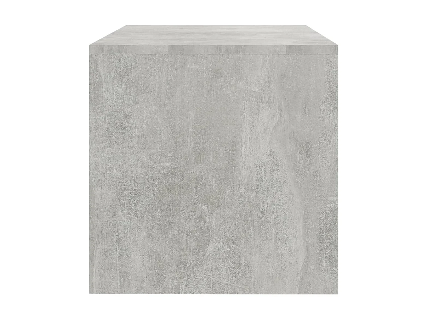 Mueble de TV madera contrachapada gris hormigón 100x40x40 cm ES79809