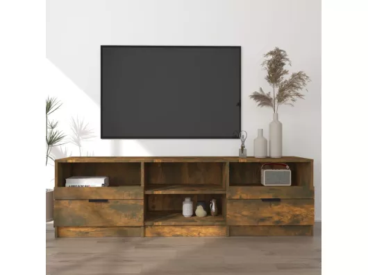 Kauf Unique TV-Schrank,TV-Möbel Räuchereiche 150x33,5x45 cm Holzwerkstoff -gkd709244