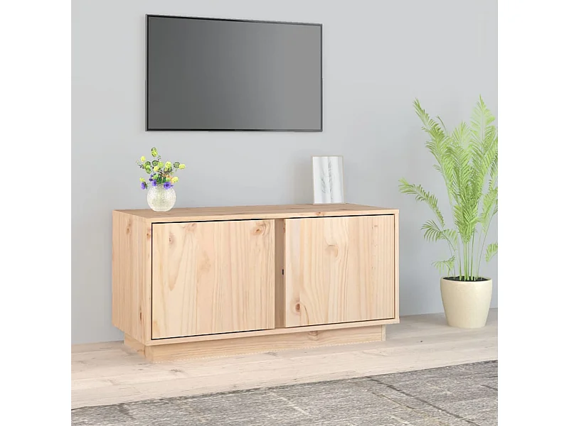 Tv-meubel 80x35x40,5 cm massief grenenhout NL826005