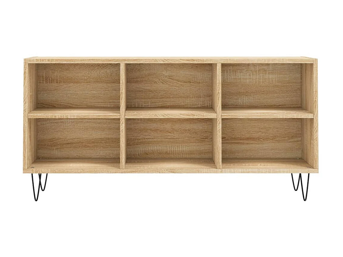 Meuble TV chêne sonoma 103,5x30x50 cm bois d'ingénierie GR16515