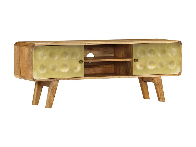 TV-Schrank,TV-Möbel Mangoholz Massiv 120 x 30 x 45 cm -gkd710334