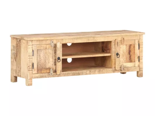 Kauf Unique TV-Schrank,TV-Möbel 120x30x40 cm Raues Mangoholz -gkd121047