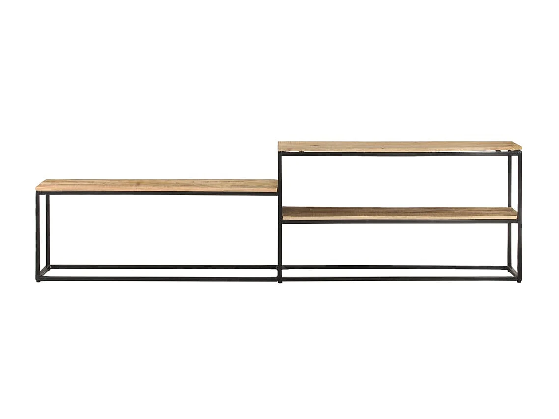 TV-Schrank,TV-Möbel 180x30x50 cm Raues Mangoholz -gkd358252