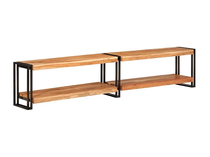 Tv-meubel 200x30x40 cm massief acaciahout NL627015