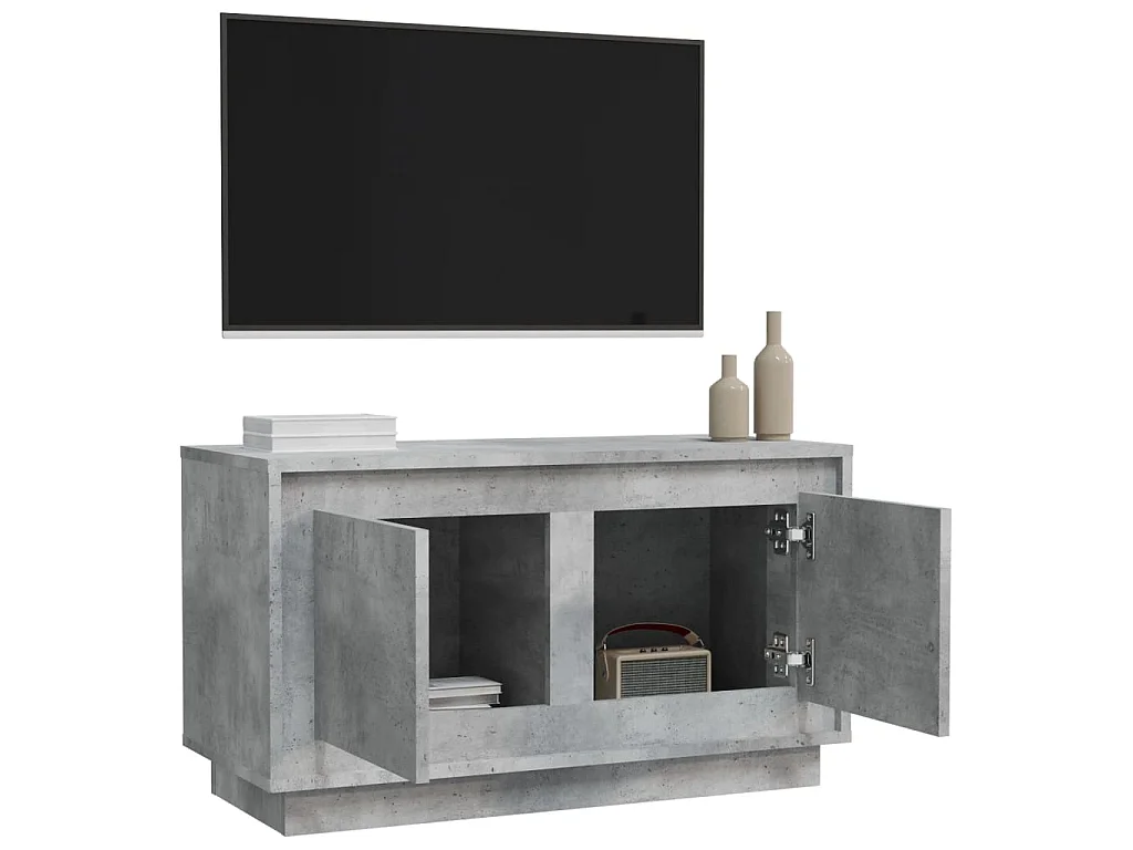 TV-Schrank,TV-Möbel Betongrau 80x35x45 cm Holzwerkstoff -gkd806417