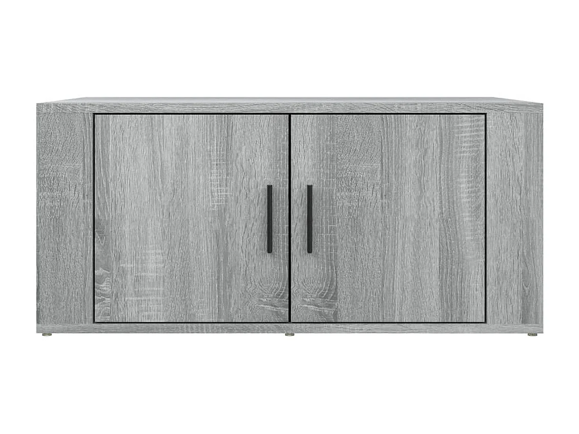 Salontafel 80x50x36 cm bewerkt hout grijs sonoma eikenkleurig NL76911