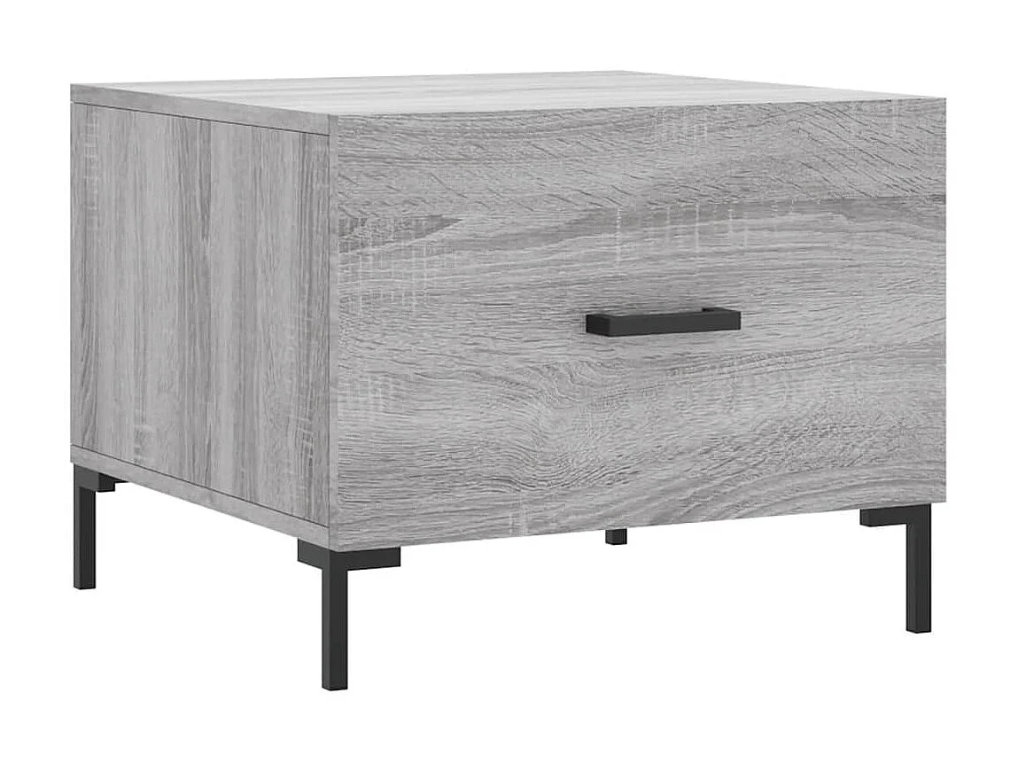 Mesa de centro 50x50x40 cm derivados madeira sonoma cinza PT969308