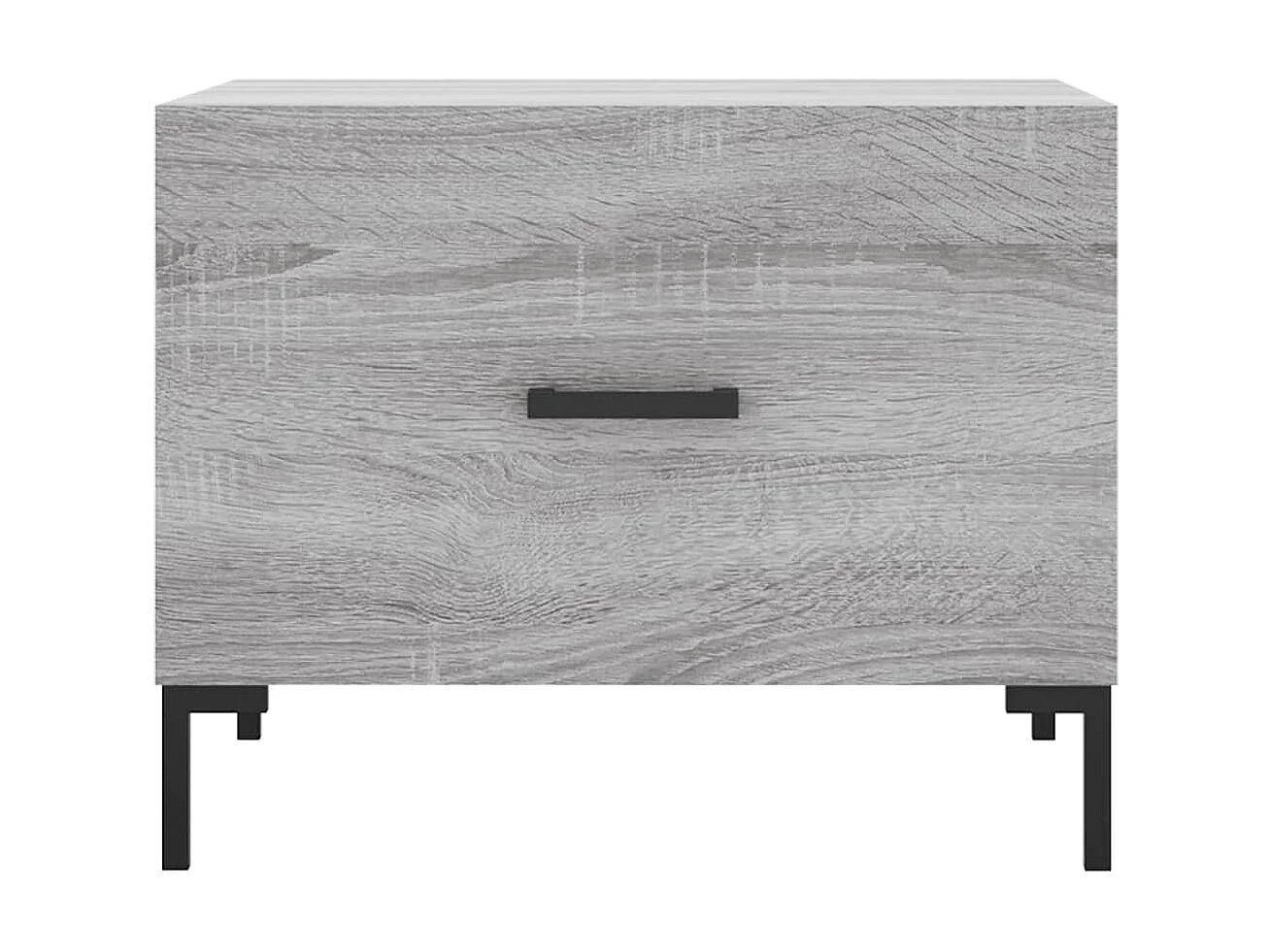 Table basse Sonoma gris 50x50x40 cm Bois d'ingénierie OFR69974 BonneVie Meuble