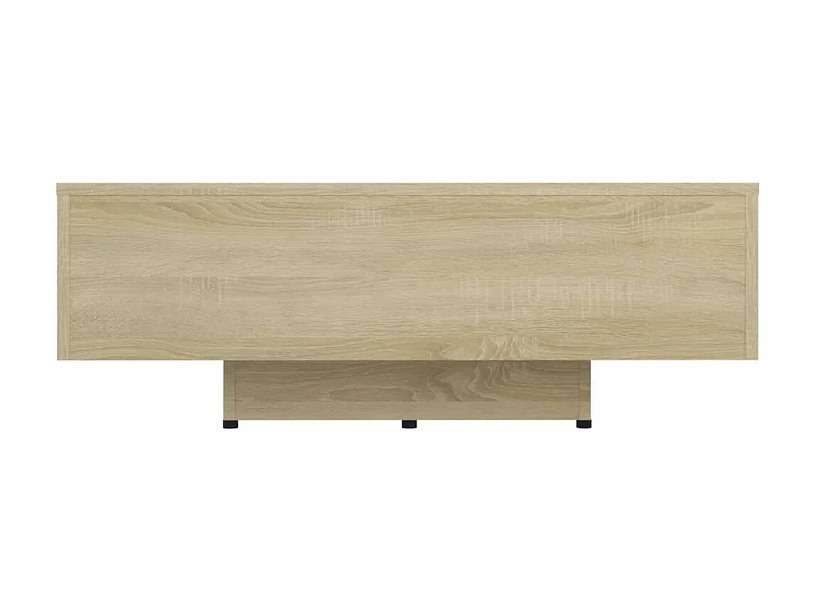 Table basse Chêne sonoma 85x55x31 cm Aggloméré OFR20584 BonneVie Meuble