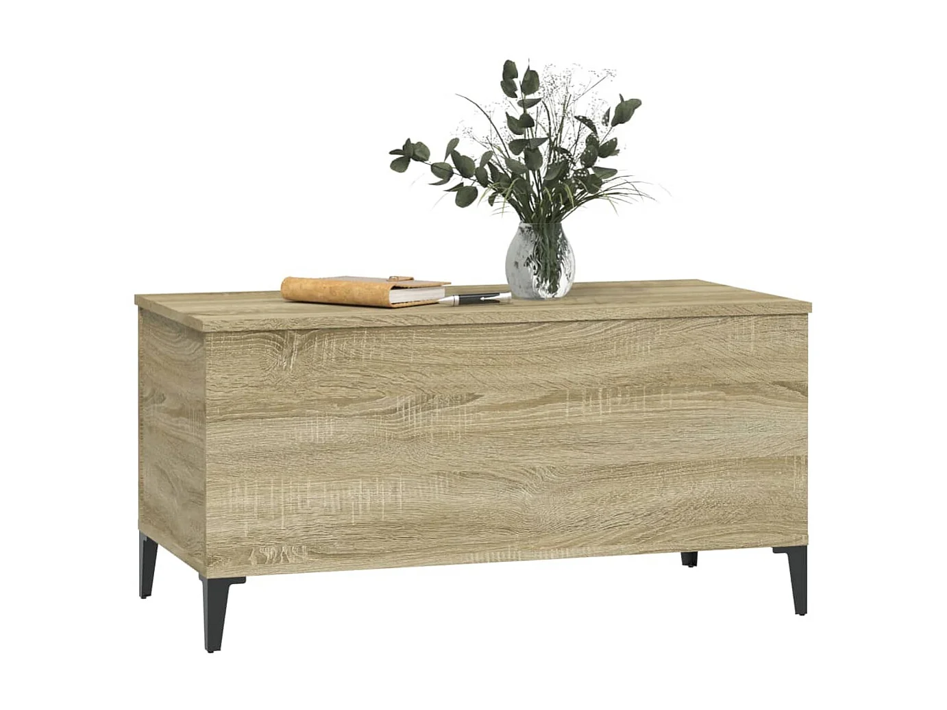 Mesa de centro madera contrachapada roble Sonoma 90x44,5x45 cm ES215706