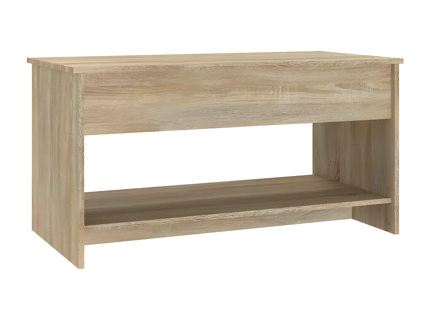 Salontafel 102x50x52,5 cm bewerkt hout sonoma eikenkleurig NL75437