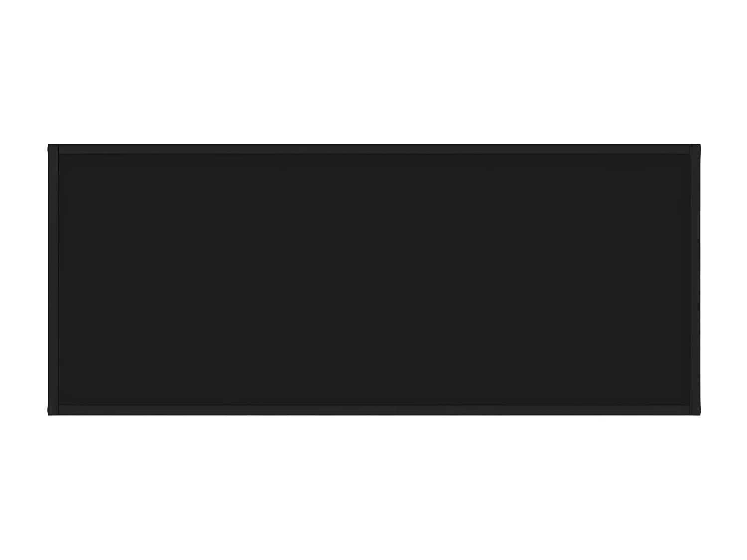 Table basse Noir avec verre noir 120x50x35 cm OFR21536 BonneVie Meuble