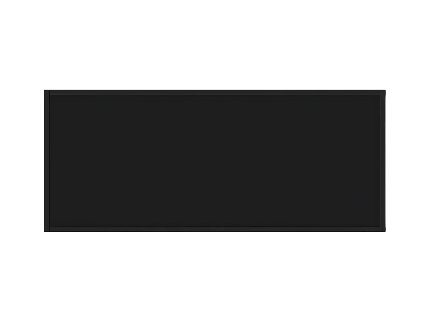 Table basse Noir avec verre noir 120x50x35 cm OFR21536 BonneVie Meuble