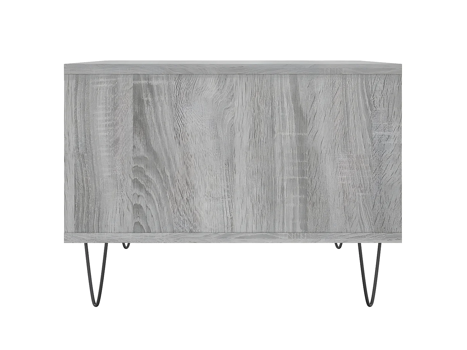 Table basse Sonoma gris 60x50x36,5 cm Bois d'ingénierie OFR88528 BonneVie Meuble