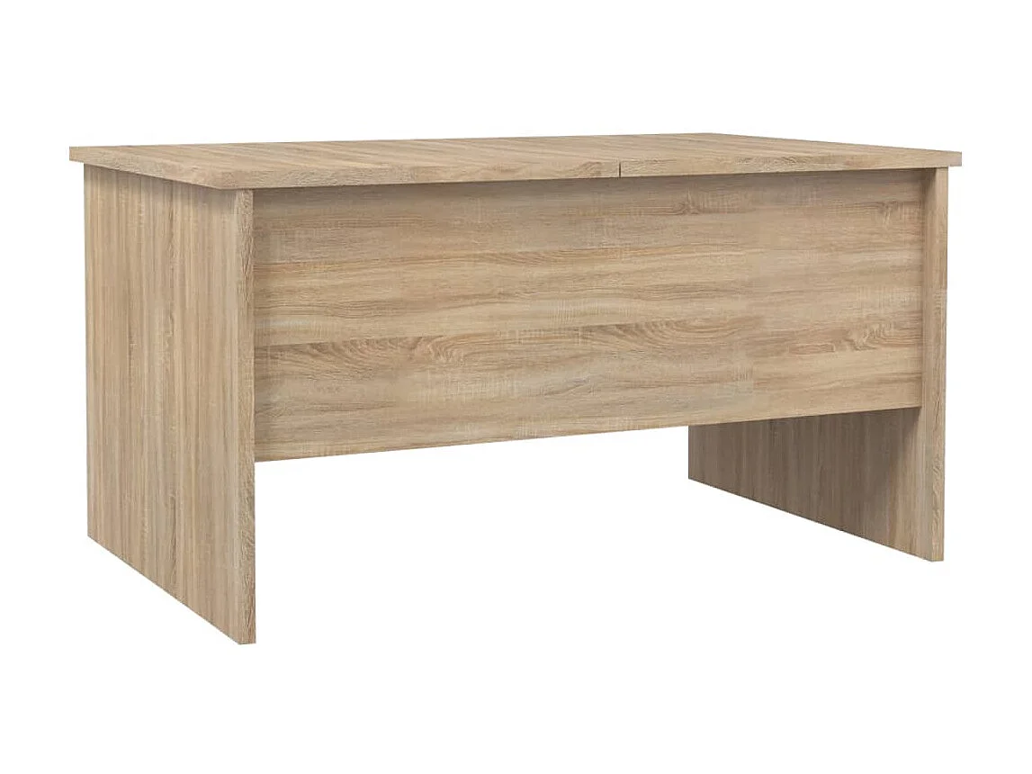 Table basse Chêne sonoma 80x50x42,5 cm Bois d'ingénierie OFR58076 BonneVie Meuble