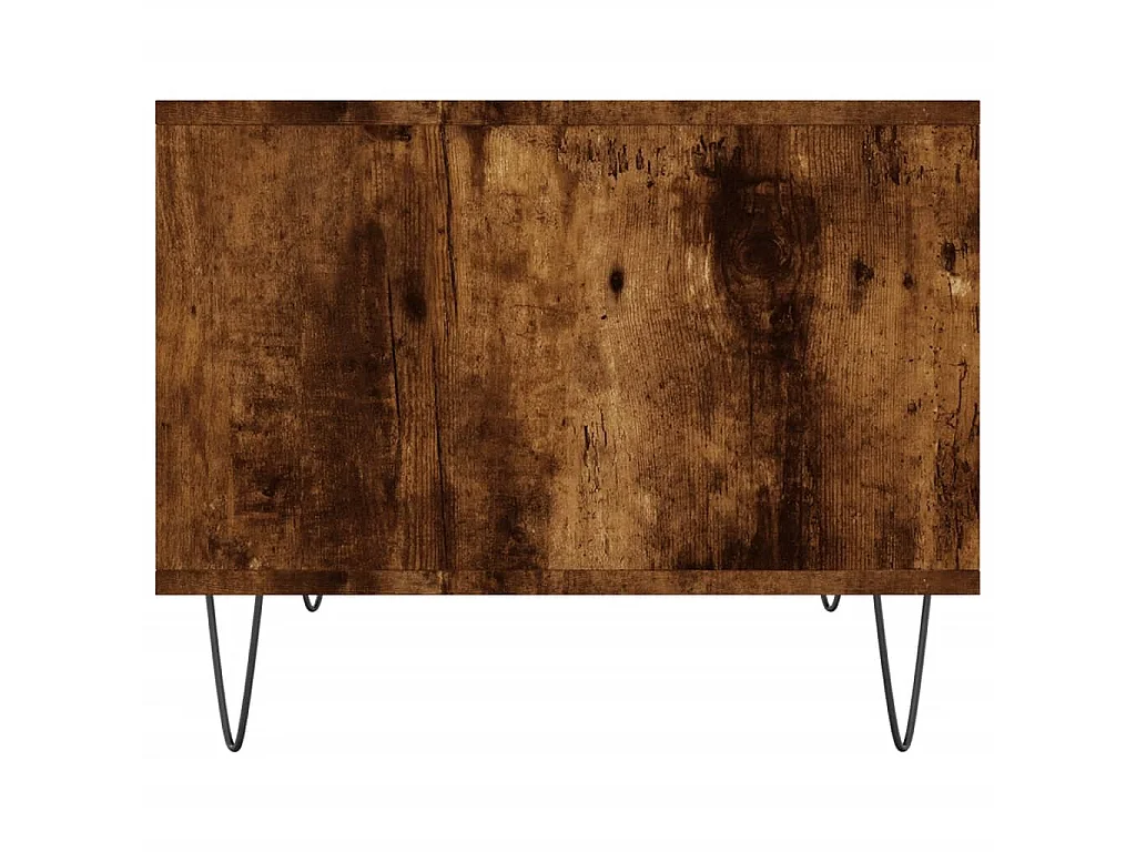 Mesa de centro madera de ingeniería roble ahumado 60x50x40 cm ES15791