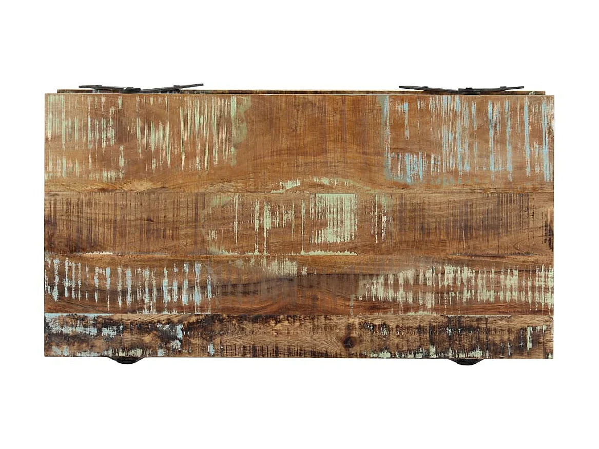 Table basse 115x60x40 cm Bois de récupération massif OFR82652 BonneVie Meuble