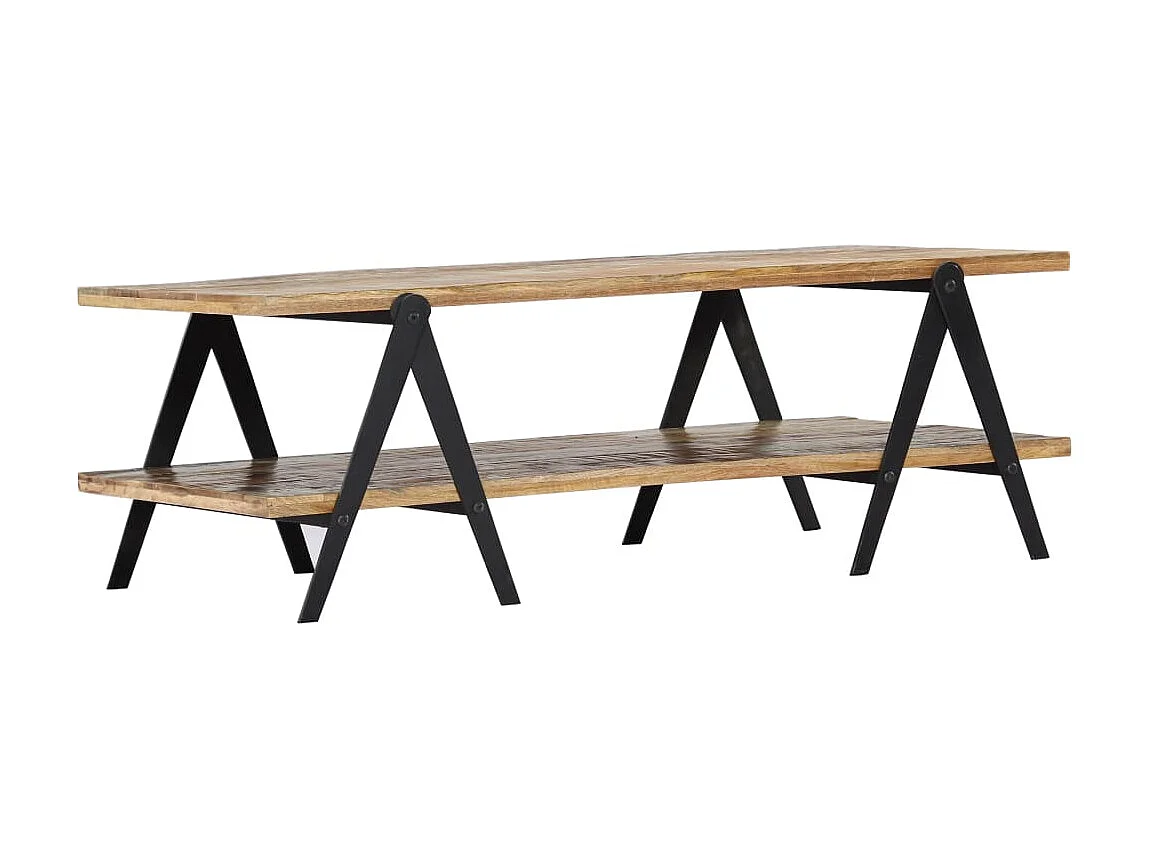 Salontafel 115x60x40 cm massief gerecycled hout NL27777