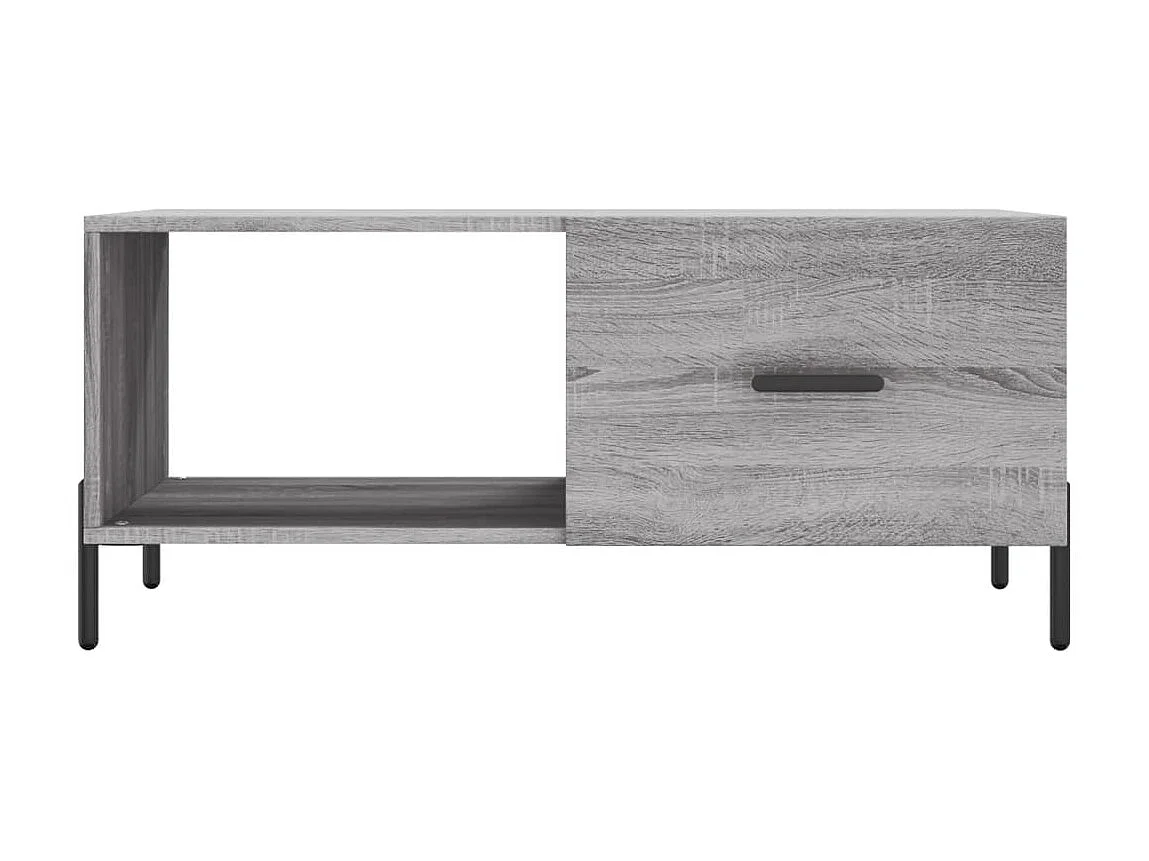 Mesa de centro 90x50x40 cm derivados de madeira cinzento sonoma PT276582