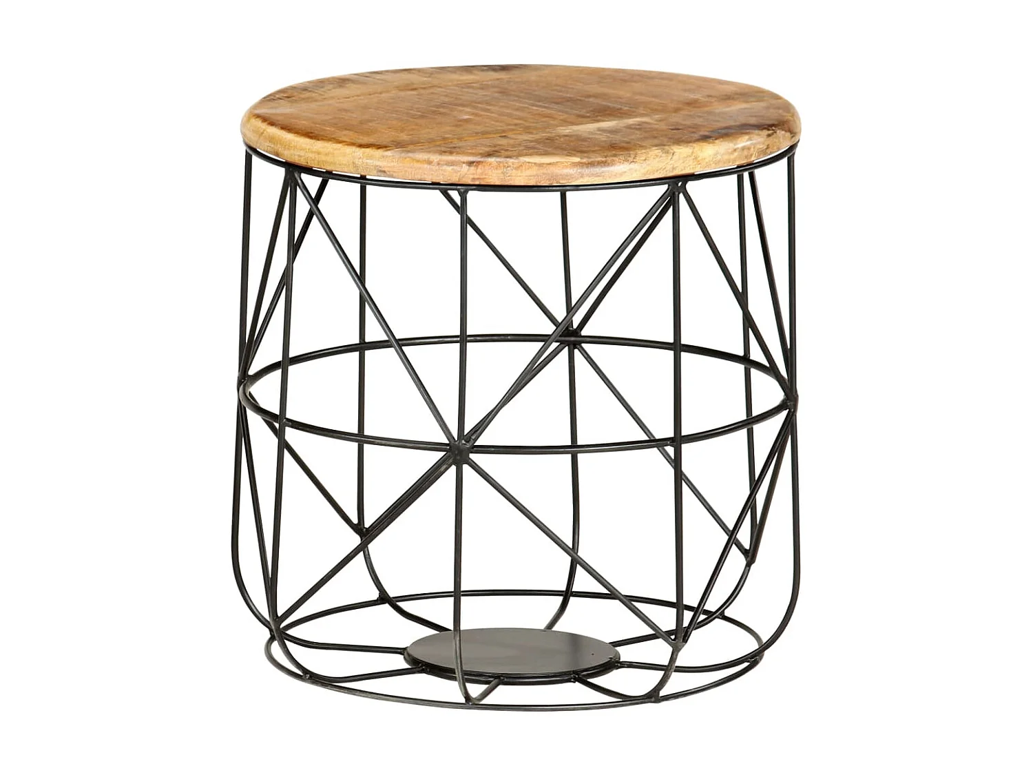 Tables basses 2 pcs Bois solide de manguier OFR60656 BonneVie Meuble