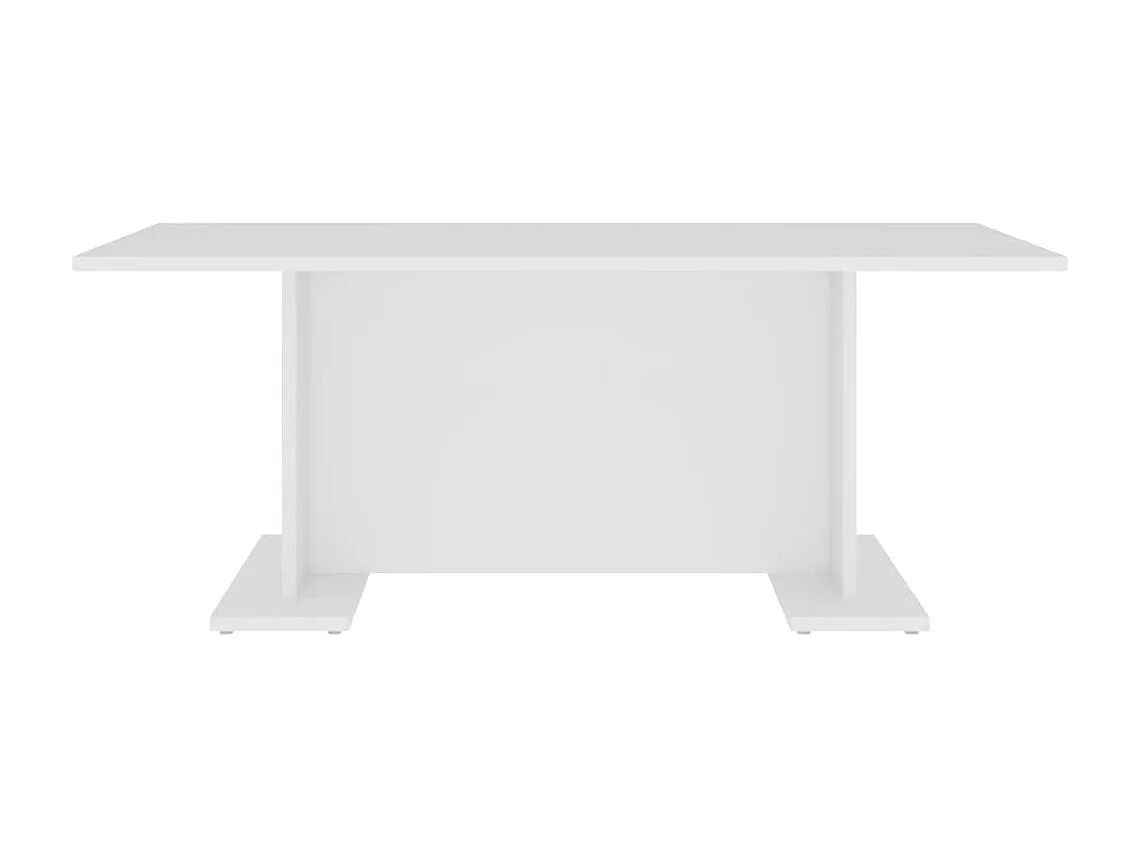 Mesa de centro 103,5x60x40 cm derivados de madeira branco PT609680