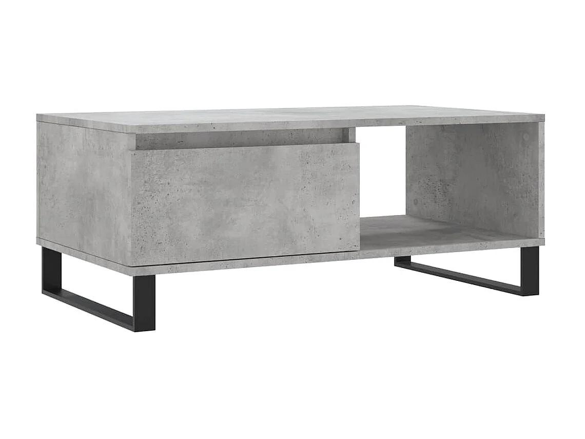 Mesa de centro 90x50x36,5 cm derivados madeira cinzento cimento PT288242