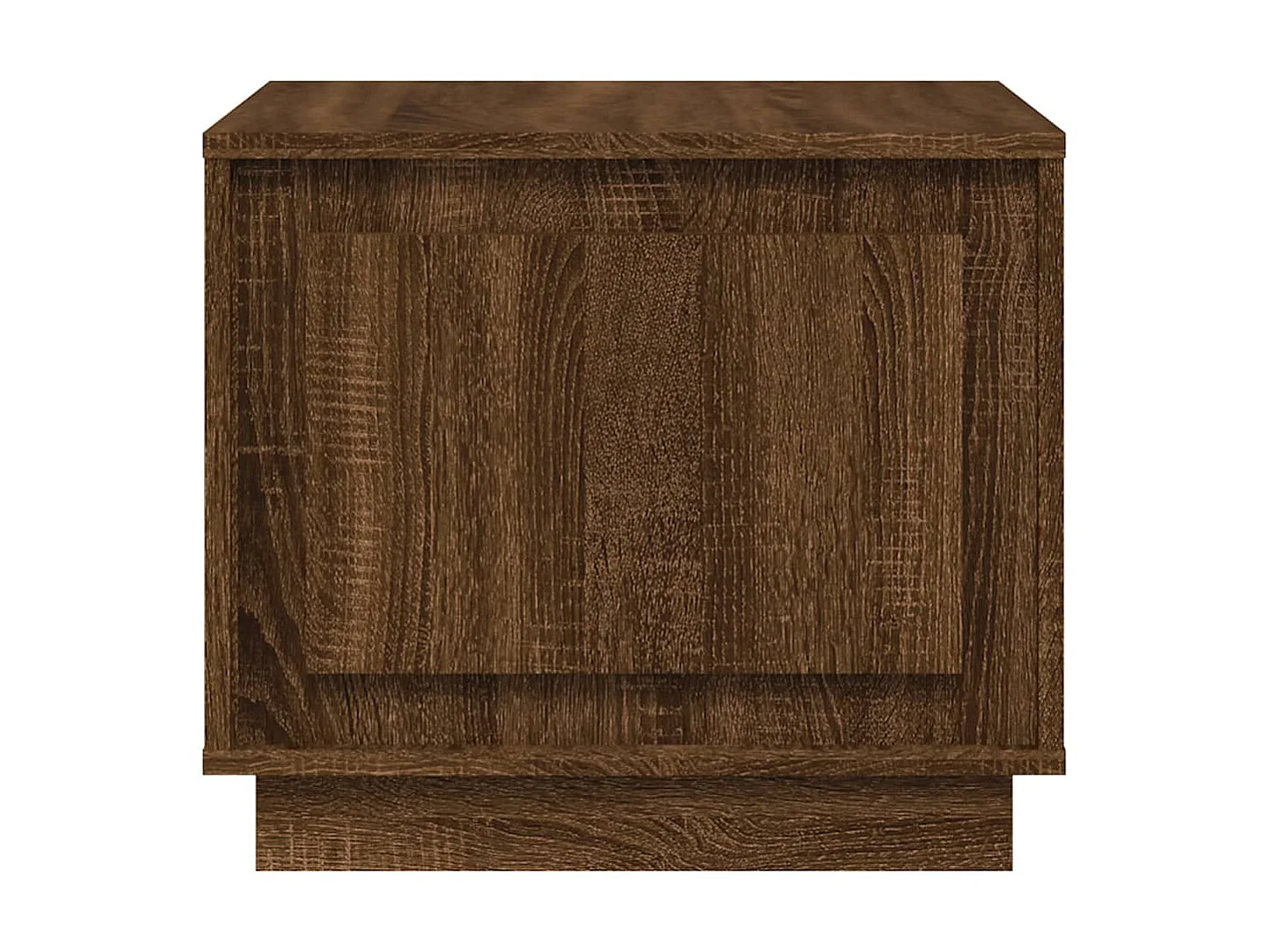 Table basse chêne marron 51x50x44 cm bois d'ingénierie OFR20382 BonneVie Meuble