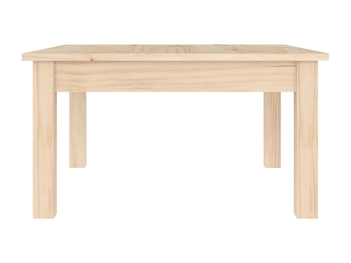 Table basse 55x55x30 cm Bois massif de pin OFR31757 BonneVie Meuble