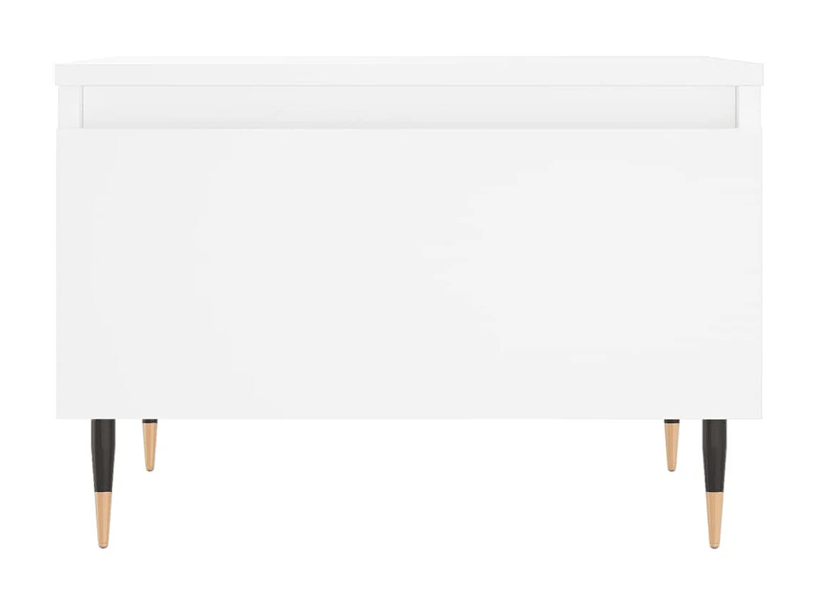 Mesa de centro madera de ingeniería blanco 50x46x35 cm ES33106