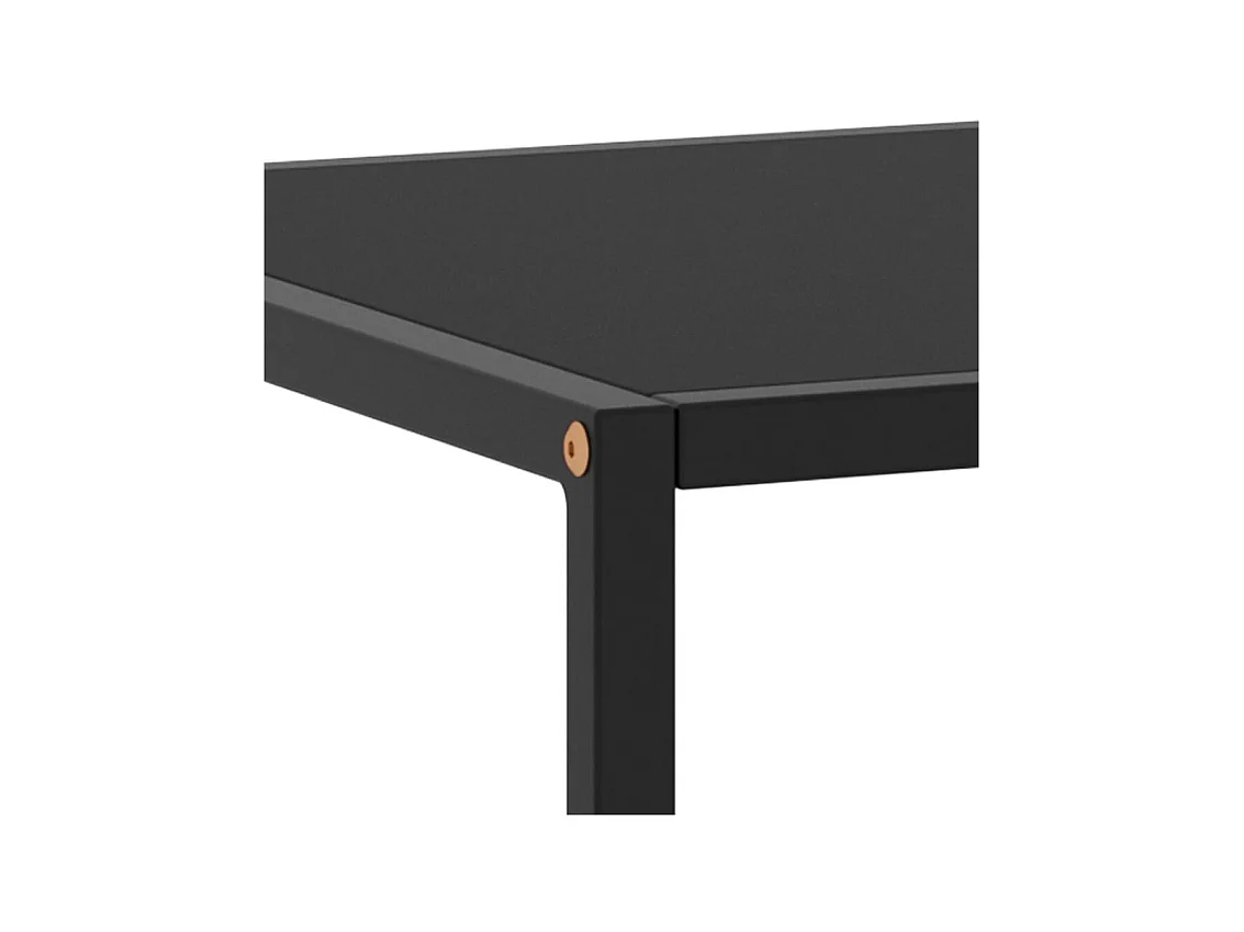 Mesa de centro 100x50x35 cm vidro preto PT501824