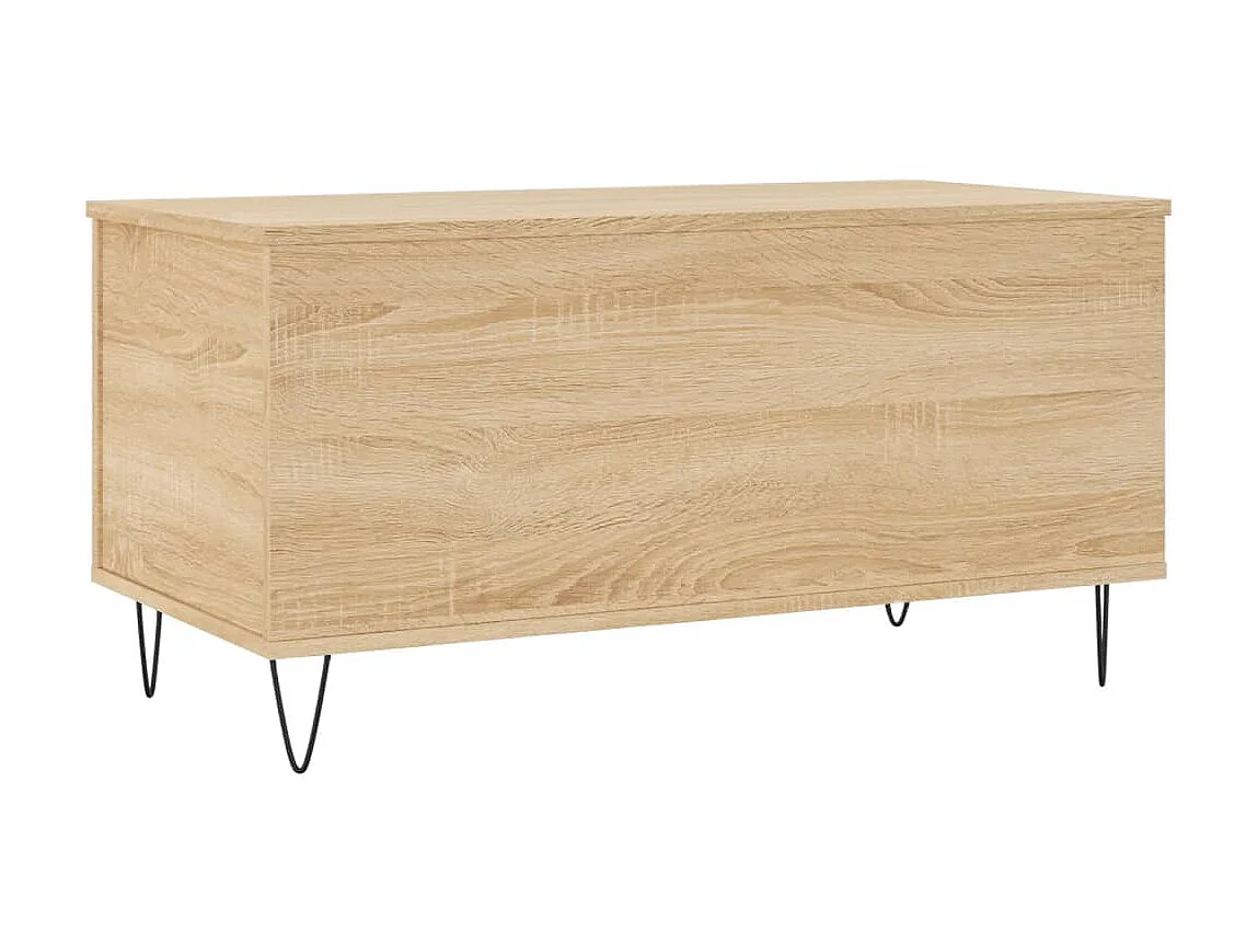 Mesa de centro madera contrachapada roble Sonoma 90x44,5x45 cm ES791362