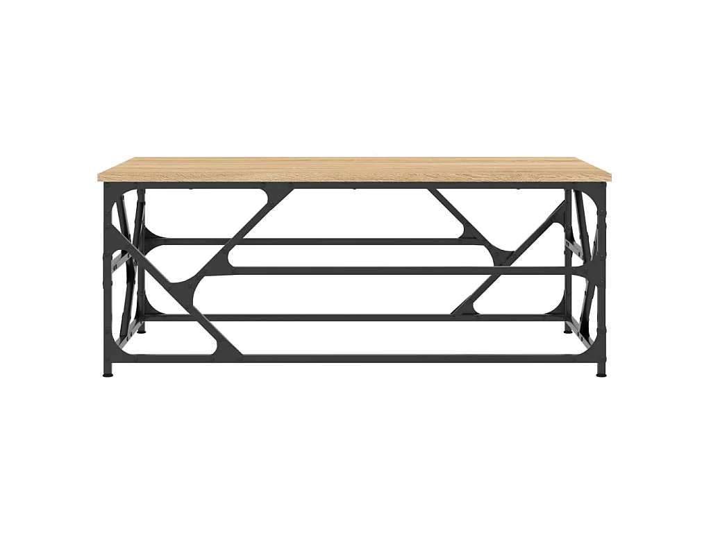 Mesa de centro madera contrachapada roble Sonoma 100x50x40 cm ES19488