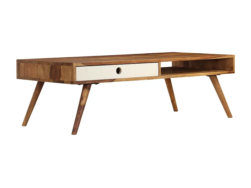 Salontafel 110x50x35 cm massief sheeshamhout NL62212