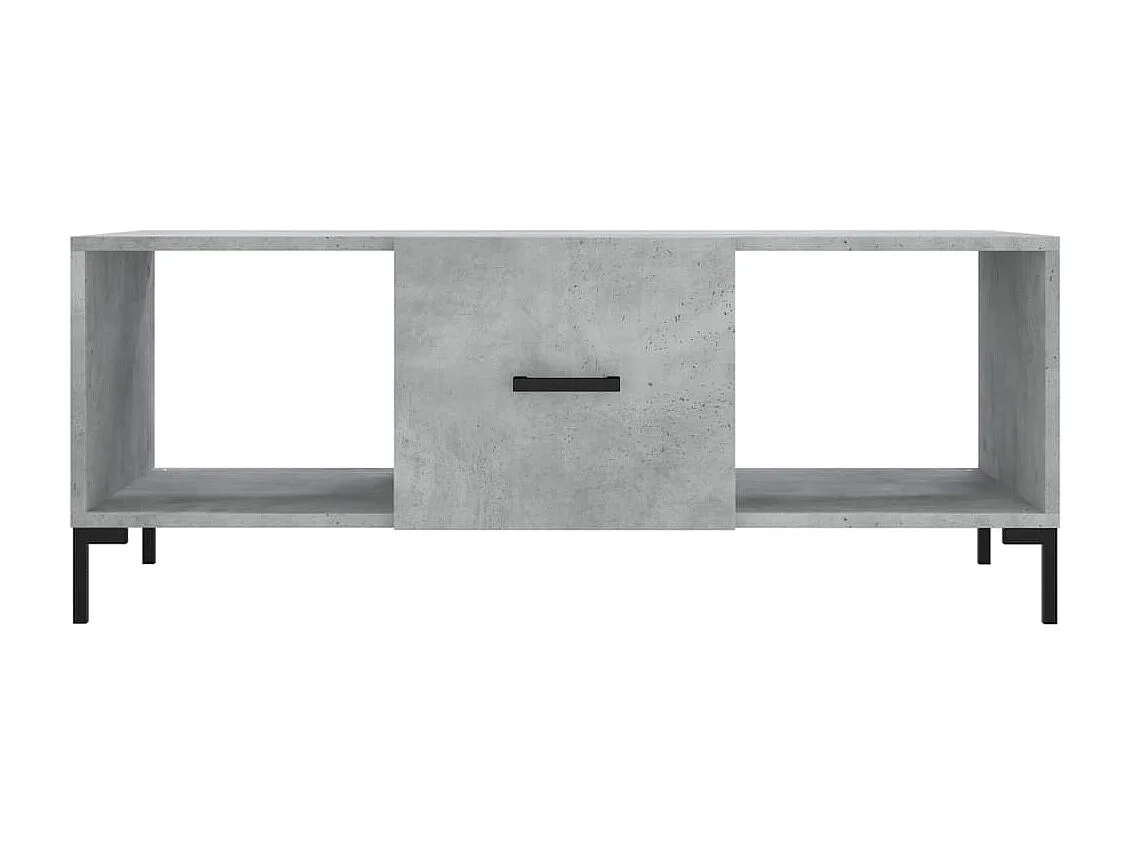 Salontafel 102x50x40 cm bewerkt hout betongrijs NL78130