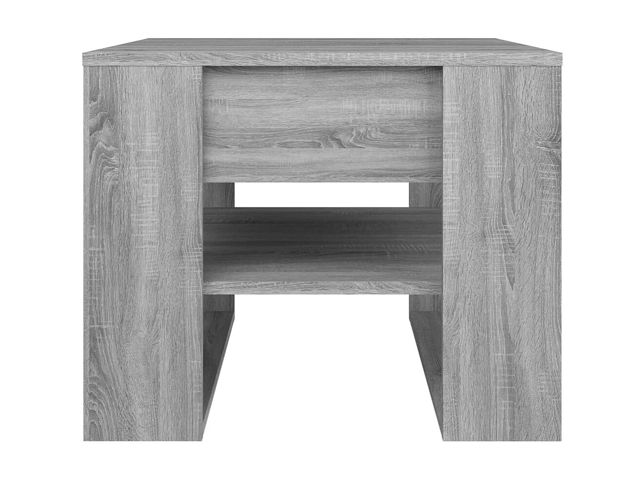 Table basse Sonoma gris 55,5x55x45 cm Bois d'ingénierie OFR62431 BonneVie Meuble