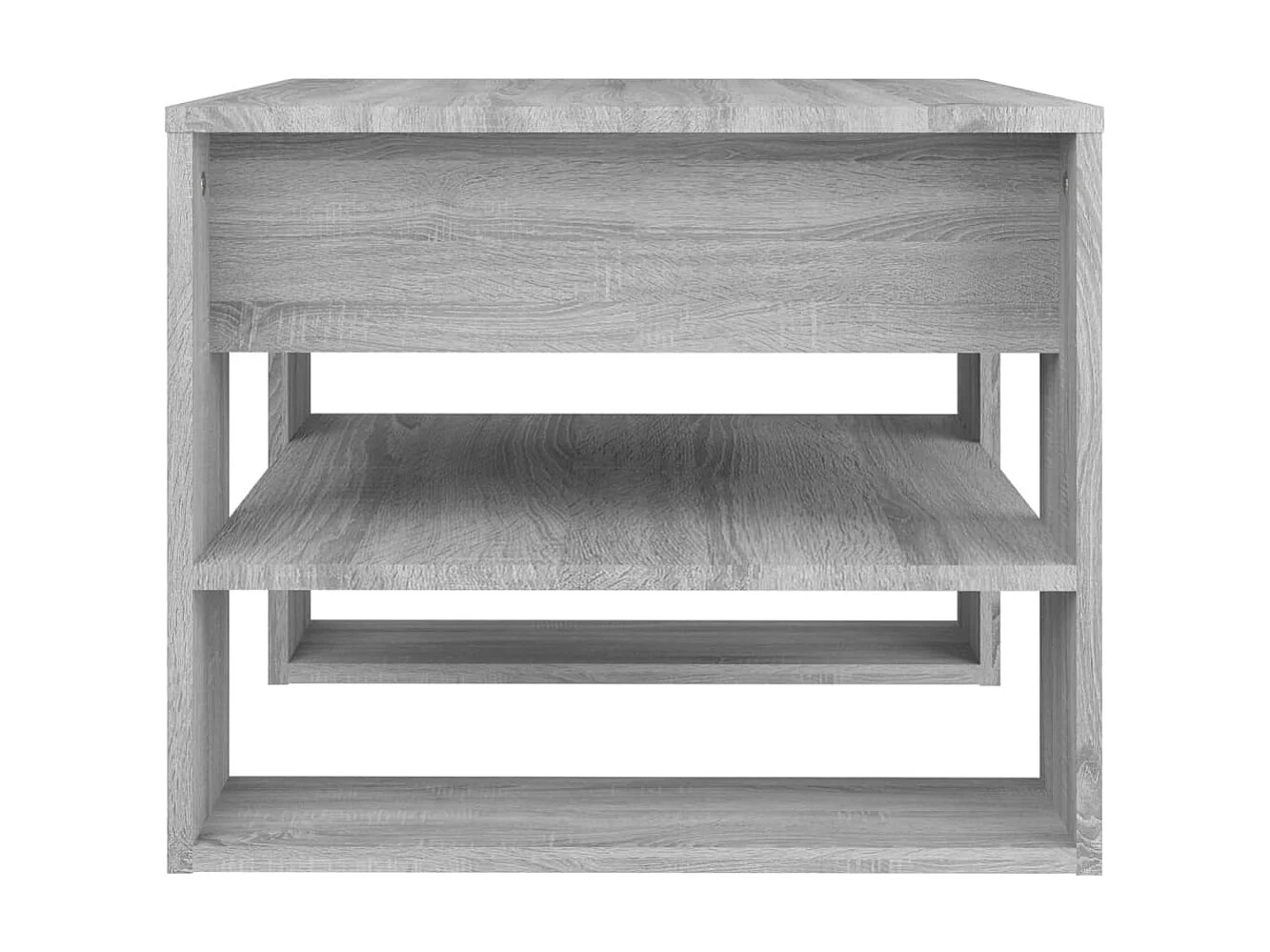 Table basse Sonoma gris 55,5x55x45 cm Bois d'ingénierie OFR62431 BonneVie Meuble