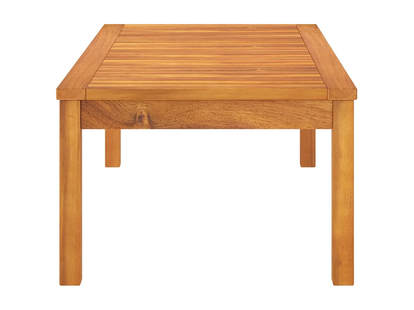 Table basse 100x50x33 cm Bois d'acacia solide OFR68947 BonneVie Meuble