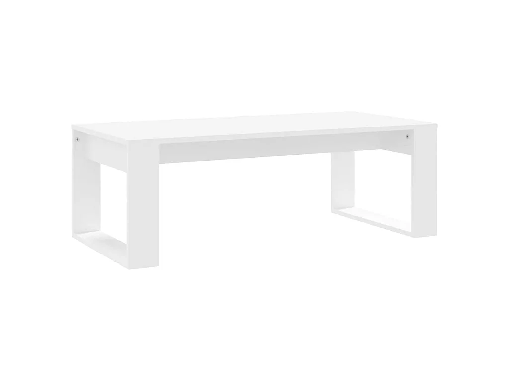 Mesa de centro madera de ingeniería blanco 102x50x35 cm ES44818