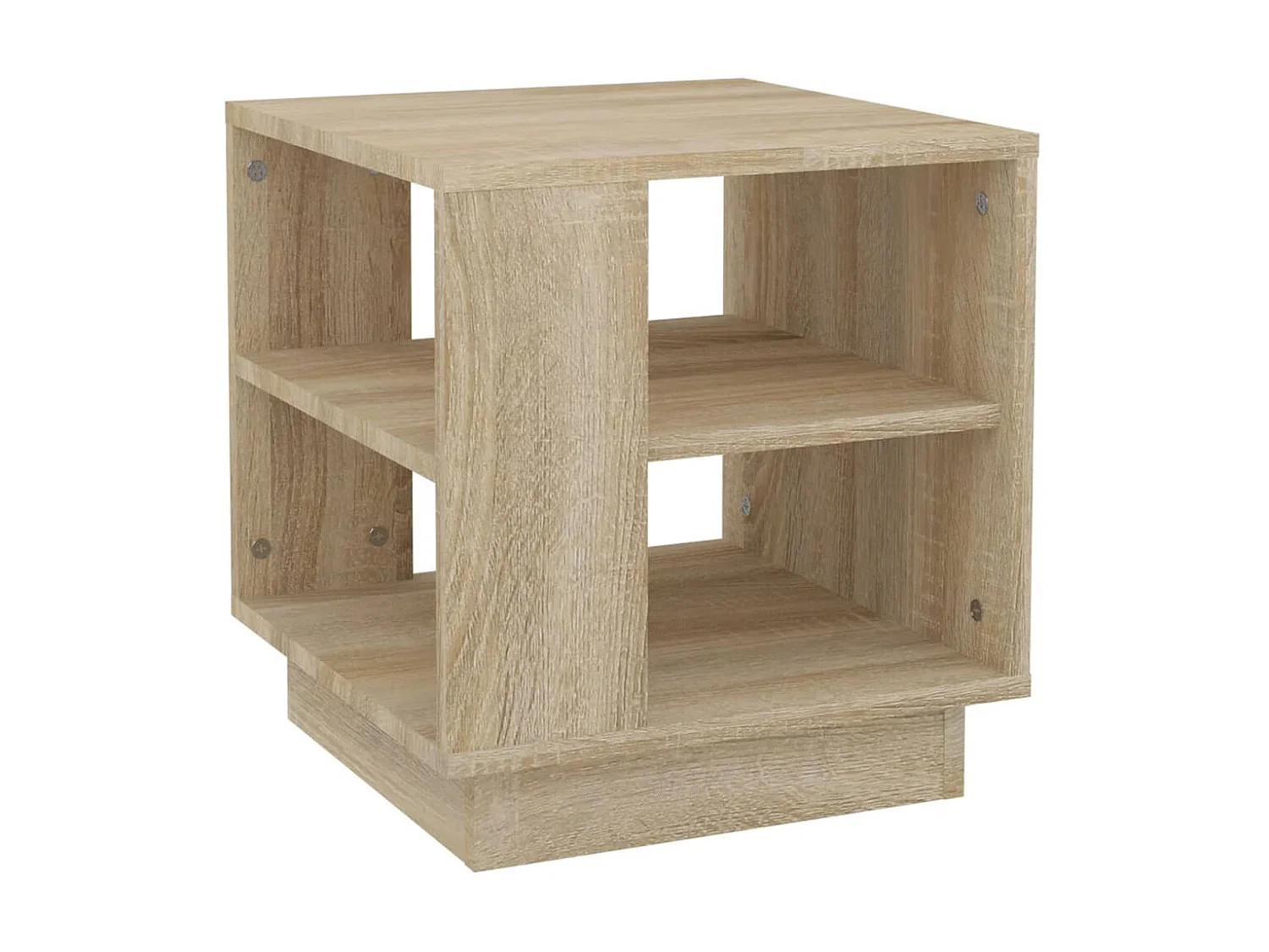 Mesa de centro madera contrachapada roble Sonoma 40x40x43 cm ES80051