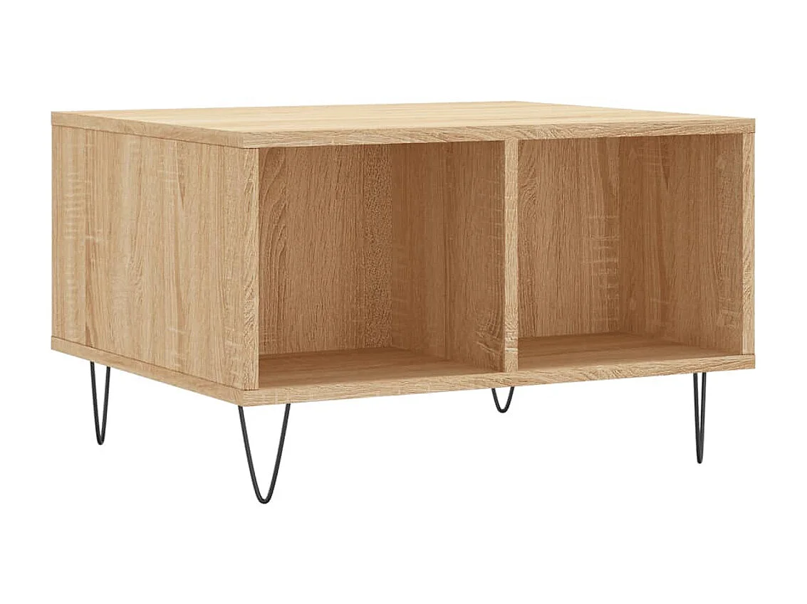 Mesa de centro 60x50x36,5 cm derivados madeira carvalho sonoma PT452837