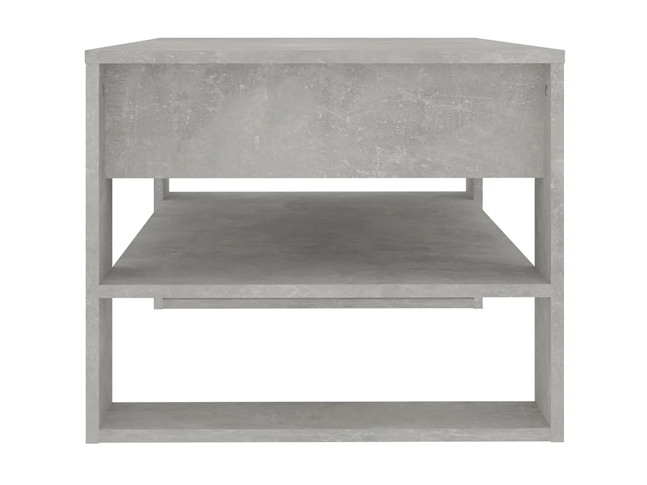 Mesa de centro 102x55x45 cm madeira processada cinza cimento PT801083