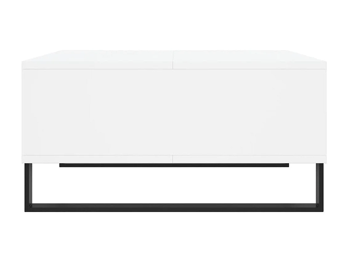 Mesa de centro 60x60x30 cm derivados de madeira branco PT728507