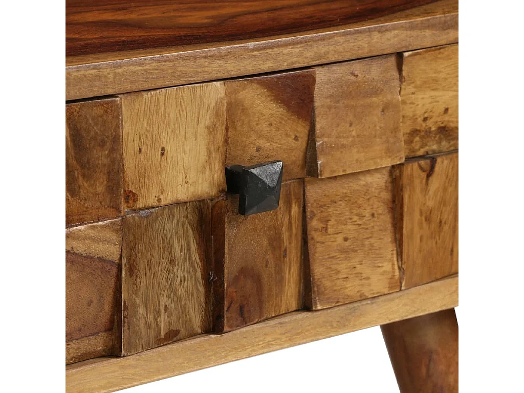 Mesa de centro madera maciza sheesham acabado miel 110x50x37 cm ES82509