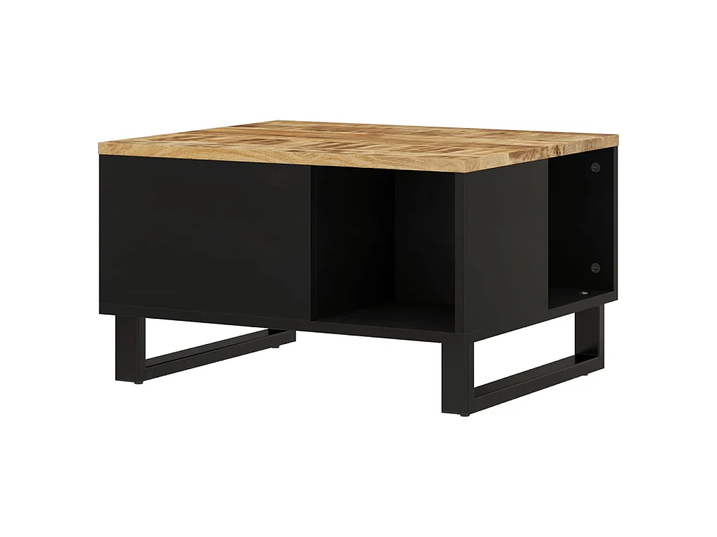 Table basse 60x50x35 cm bois de manguier massif OFR54975 BonneVie Meuble