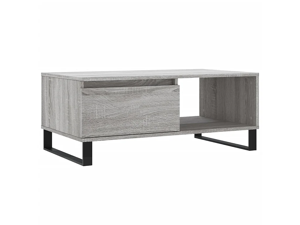 Mesa de centro 90x50x36,5 cm derivados madeira cinzento sonoma PT608887