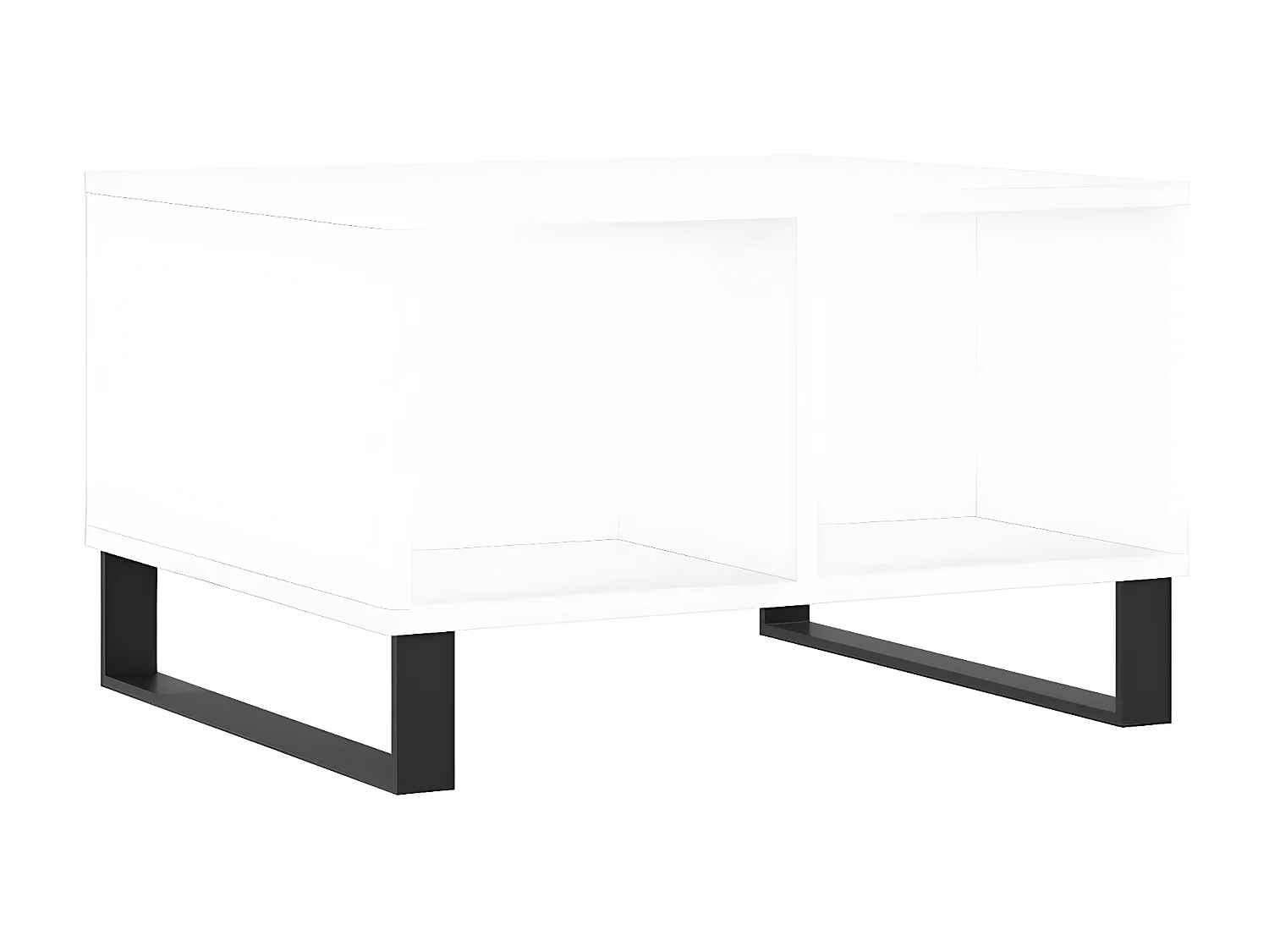 Mesa de centro 60x50x36,5 cm derivados de madeira branco PT367958