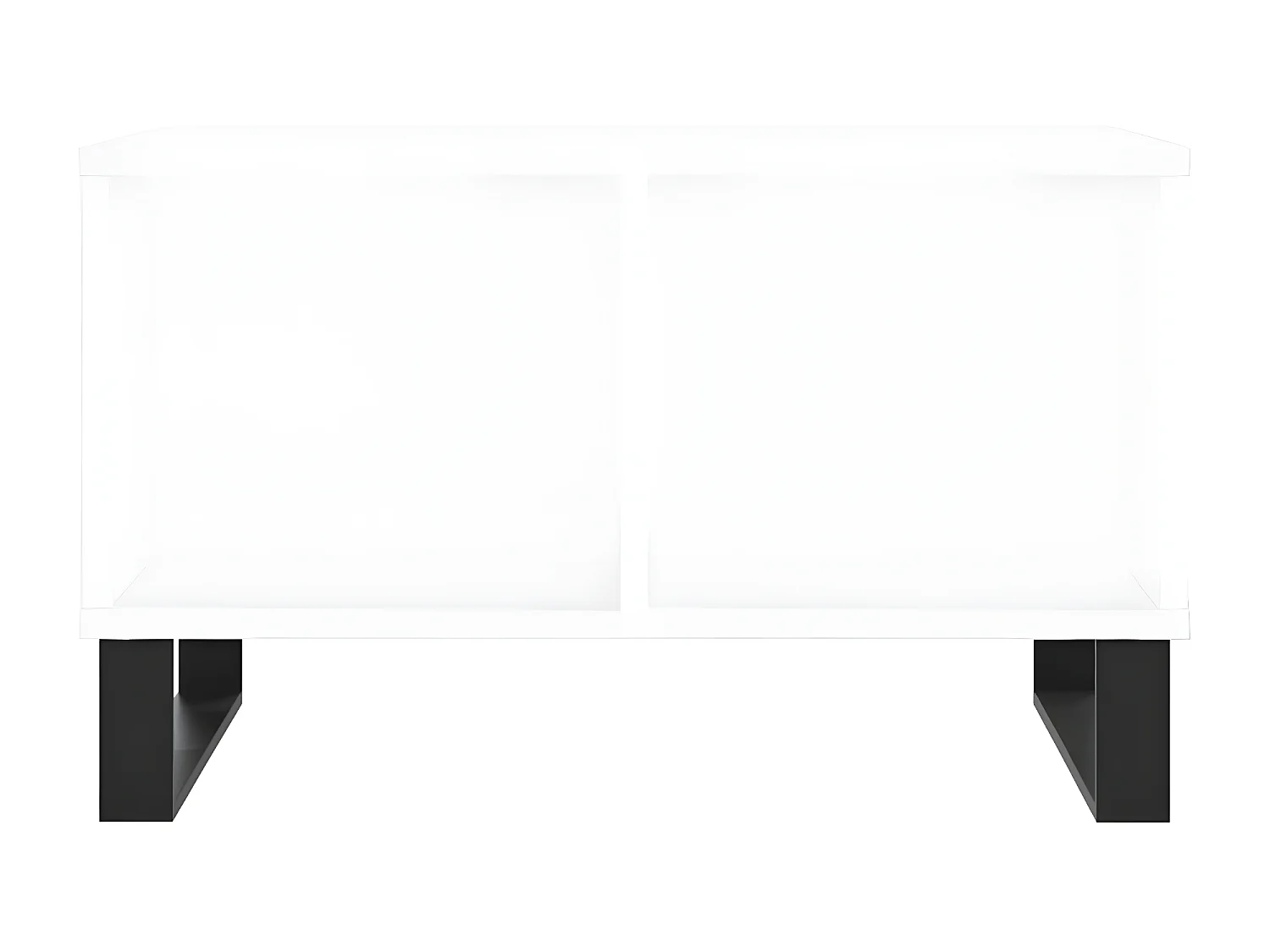 Mesa de centro 60x50x36,5 cm derivados de madeira branco PT367958